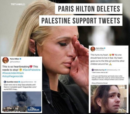 باريس هيلتون حذفت التغريدتين بعد وقت قصير